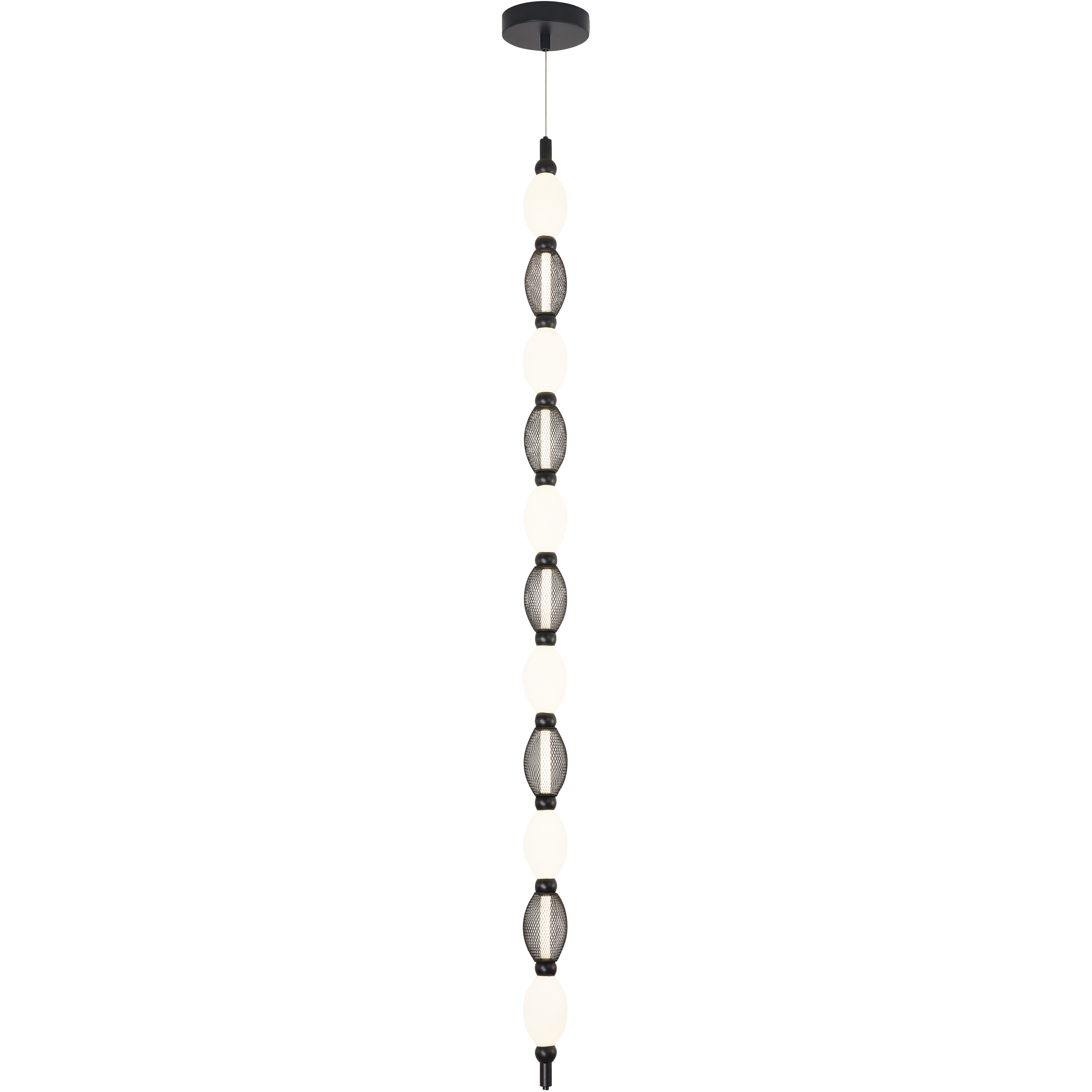 Tentacles LED 3.13 inch Black Pendant Ceiling Light